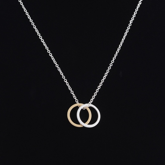 Jewelry - ❤️4 for $20 Sale❤️ Double Circle Necklace